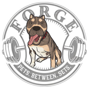 FORGE - PETS. BETWEEN. SETS. - WOMEN'S CROPPED HOODIE - $SRGP7Z$ Design